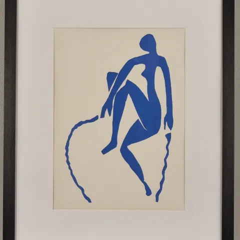 Henri Matisse Rare Lithograph. Blue Nude