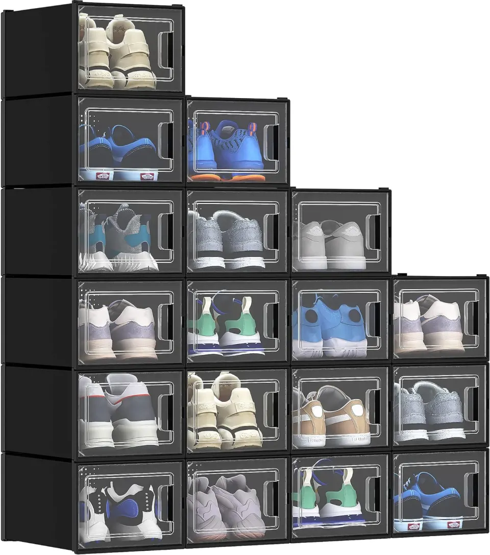 Full box of 18 Individual Shoe Storage Boxes Rrp £72