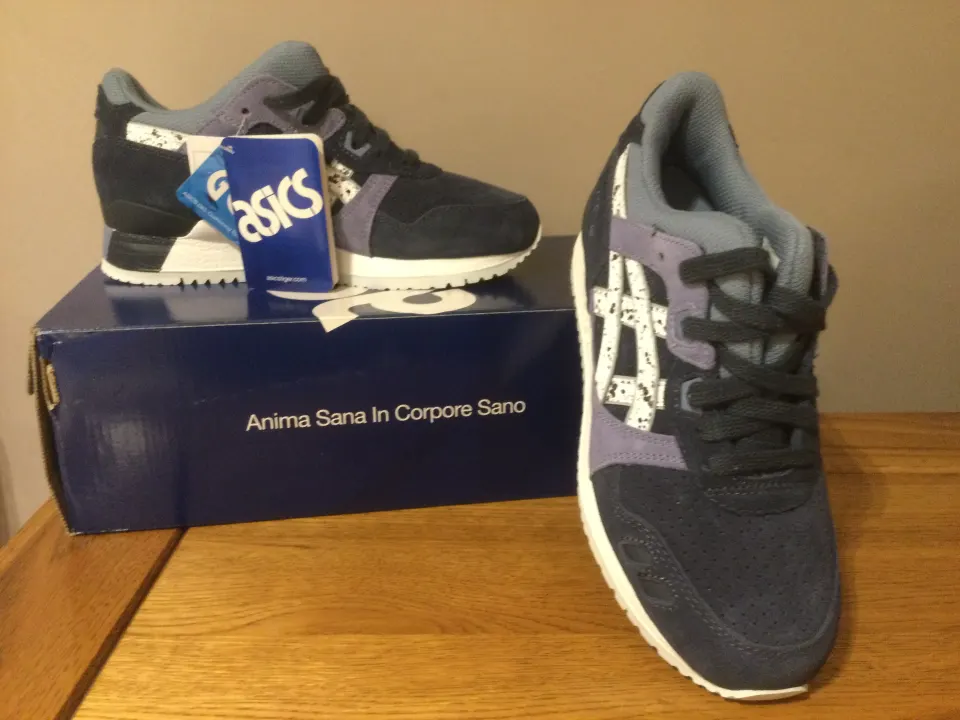 ASICS Gel-Lyte III, Ladies Trainers, Indian Ink, Size 4 - NEW RRP £95.00
