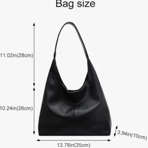 Tote Bags for Women Large Vegan Faux Leather L14 sku-4058