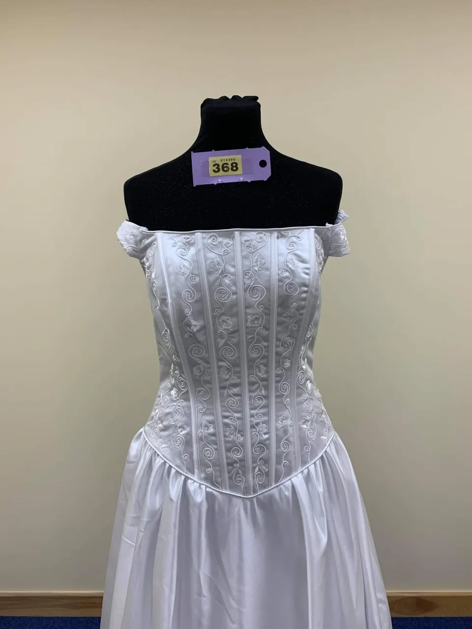 White prom dress