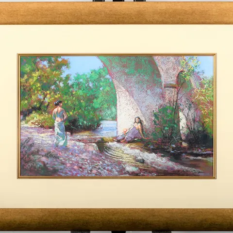 Original Pastel By Anthony Orme.