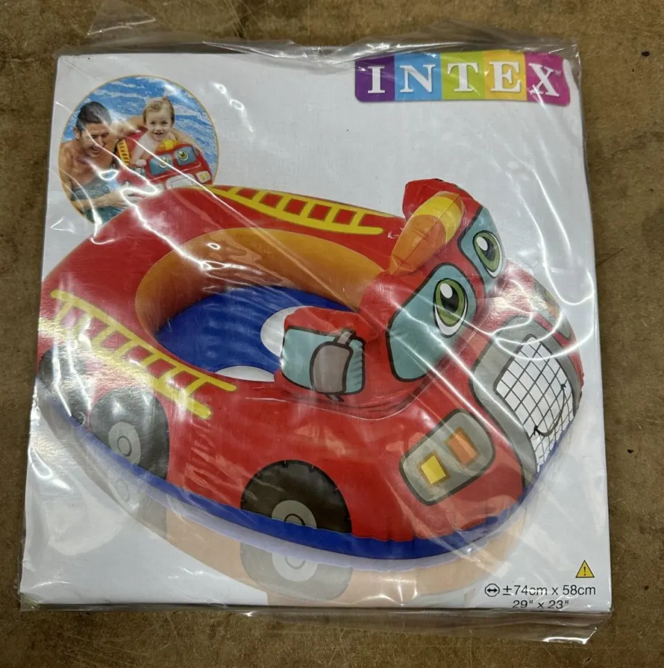 10 X INTEX FIRE ENGINE KIDS CHILDRENS SWIMMING INFLATABLE