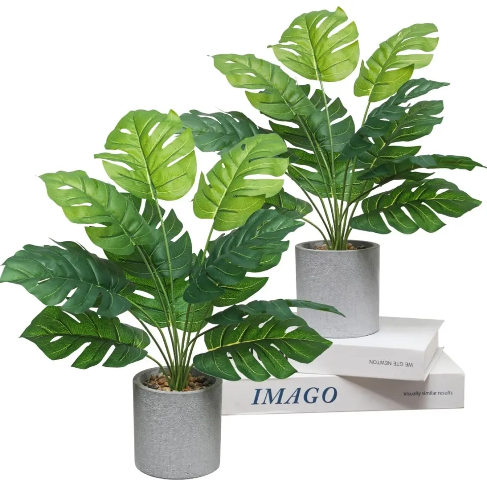 Artificial Potted Plant Pair x 4
