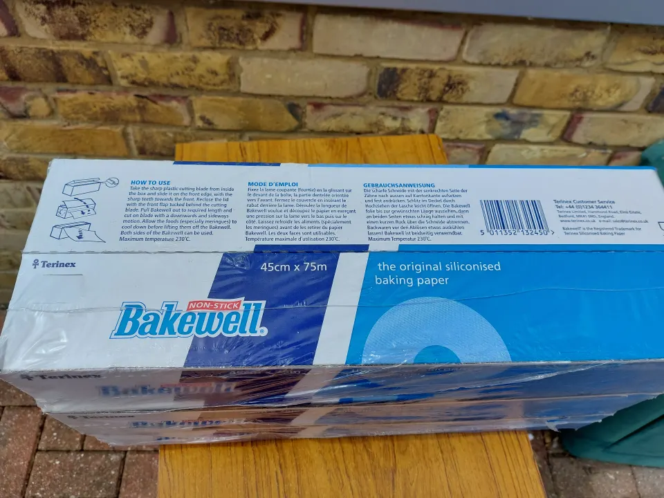 3 boxes of Bakewell Baking paper