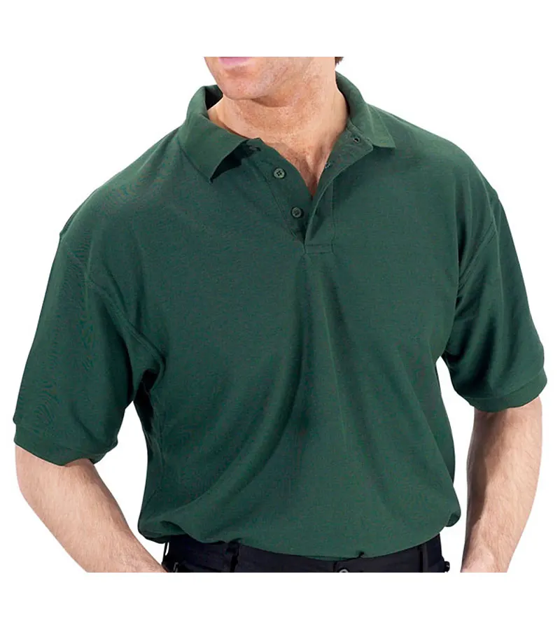 10 x Work Bear Deluxe Heavyweight Pique Polo Shirt In Green - Size XL L8c