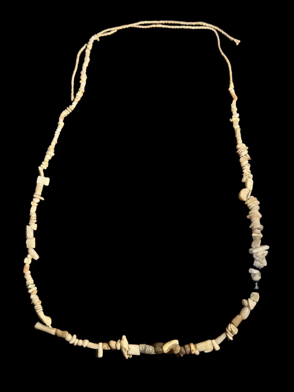 Ancient Egyptian Restrung Shell Bead Necklace Antiquities Interest