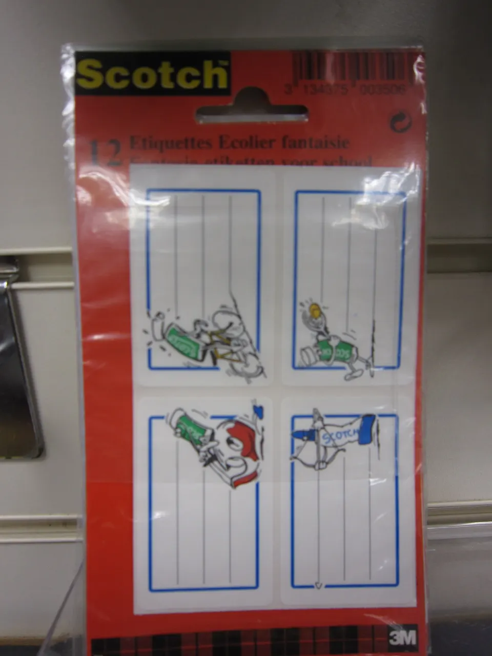 1000pcs 3M assorted Stickers - brand new retail packed