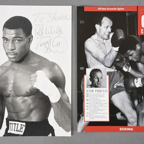 HENRY COOPER & FRANK BRUNO, Original Signatures