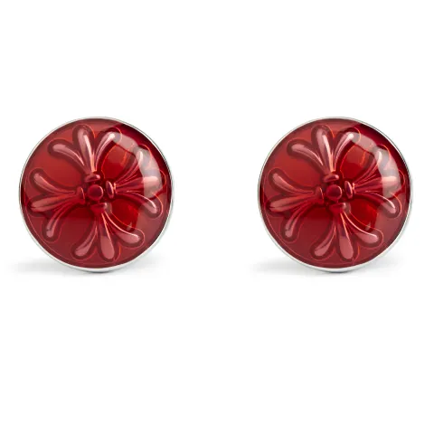 Red Enamel Cross Cufflink - Unboxed x 5