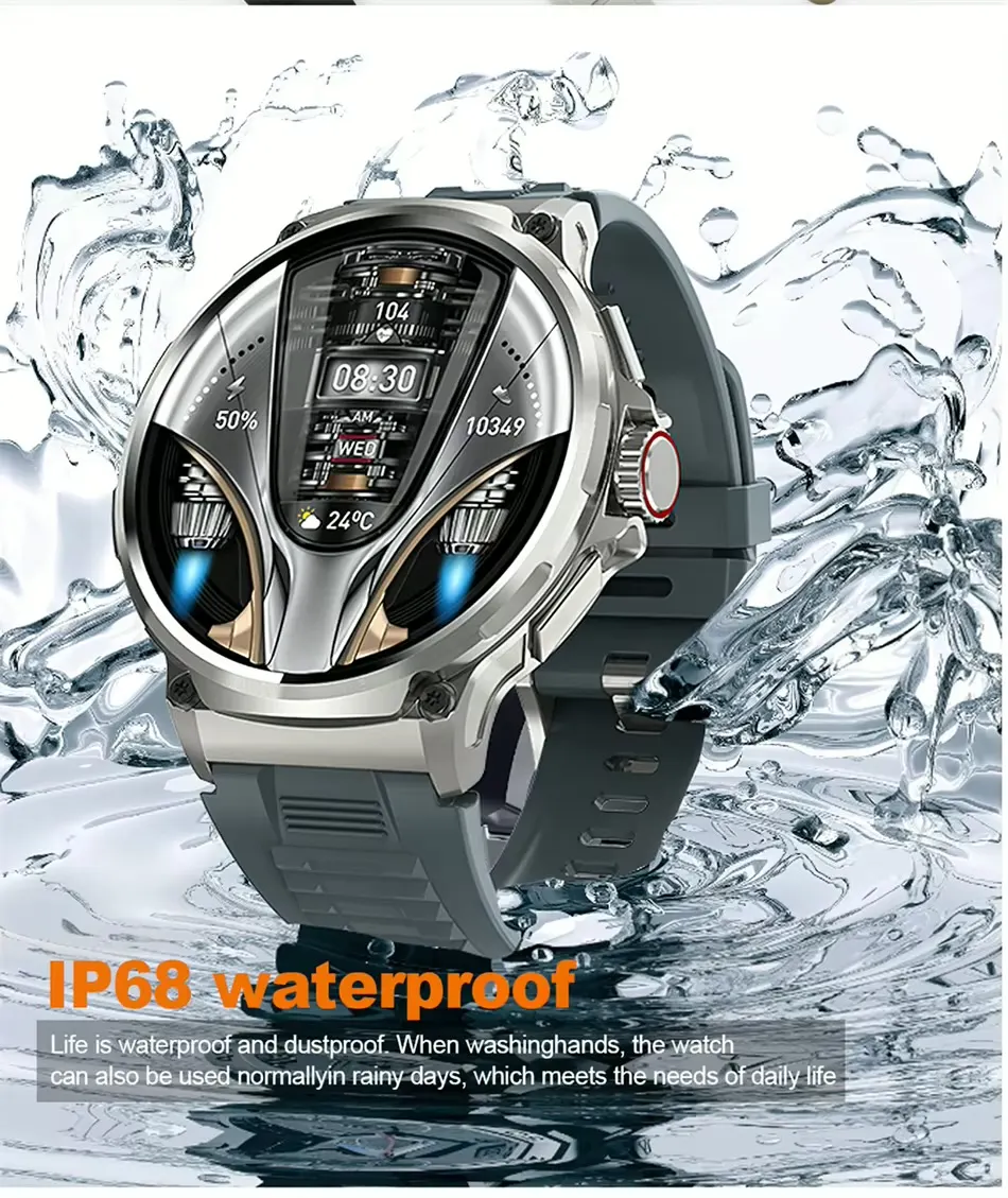 Men GPS Track Smart Watch 1.85 Inch Ultra HD AMOLED Screen 710 Mah Battery Bluetooth Call Smartwatch