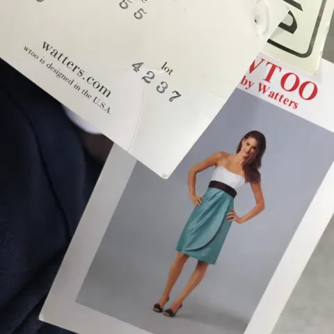 Watters Designer Cocktail Or Day Dress, Size 10