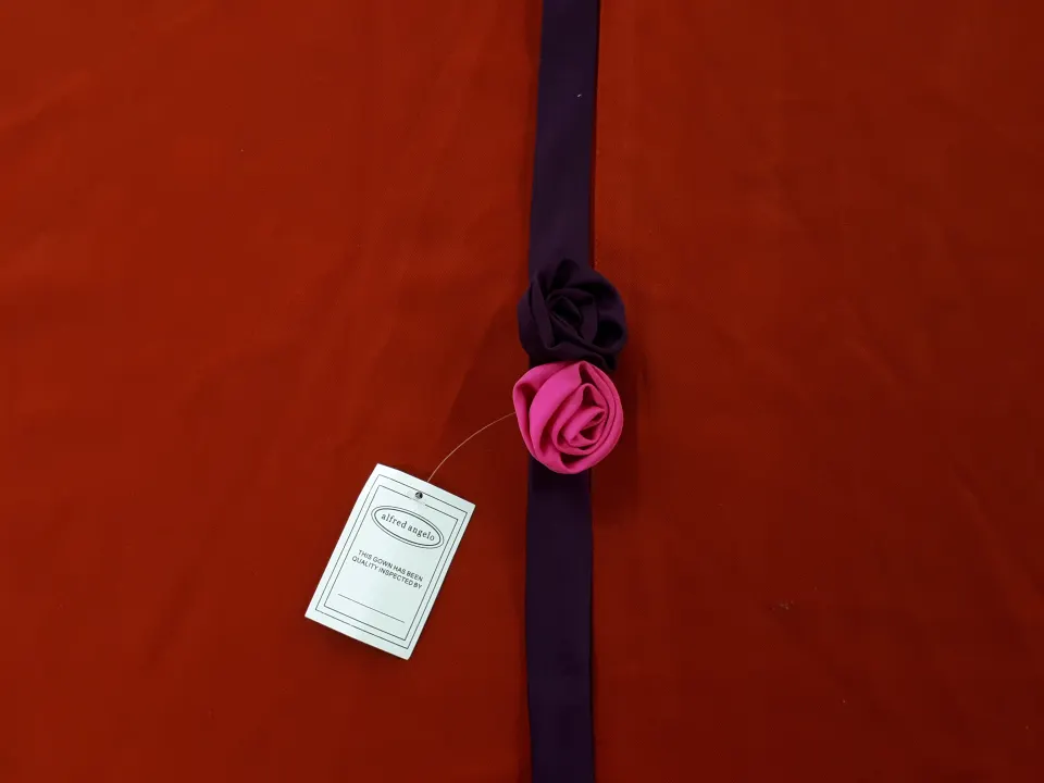 Satin designer belt