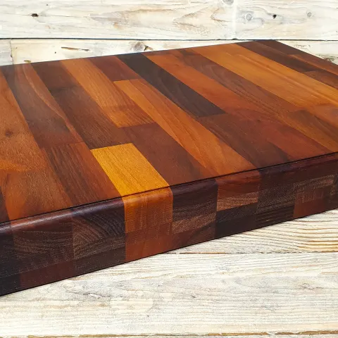 Large Solid Walnut Heavy Weight Professional Wooden Chopping Board 60mm Thick RRP £129