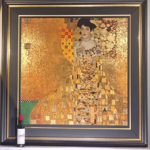 Gustav Klimt "Woman In Gold" Silkscreen Gold Leaf (22ct) Limited Edition