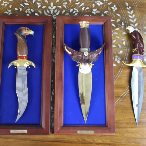 Collection of 5 Decorative Franklin Mint Daggers