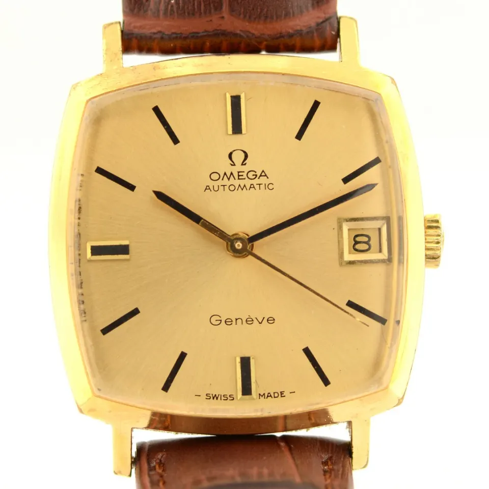 Omega/Geneve - Automatic - Date - Gentlemen's Steel Wristwatch