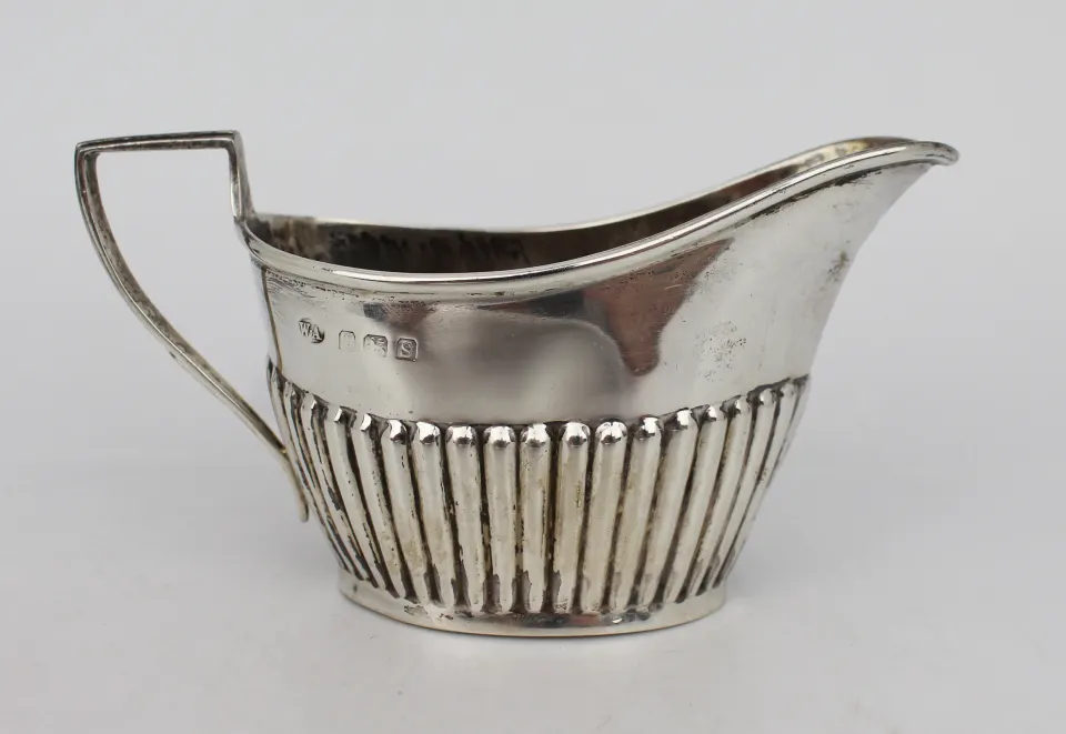 Solid Silver Cream Jug  Birmingham 1917