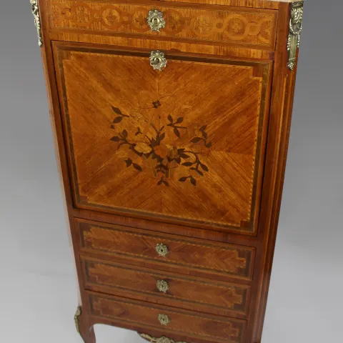 Fine Antique French Marquetry Escritoire c.1880