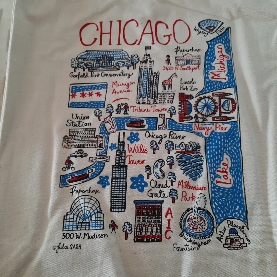 Paperchase Chicago Bag x 4 RRp £40