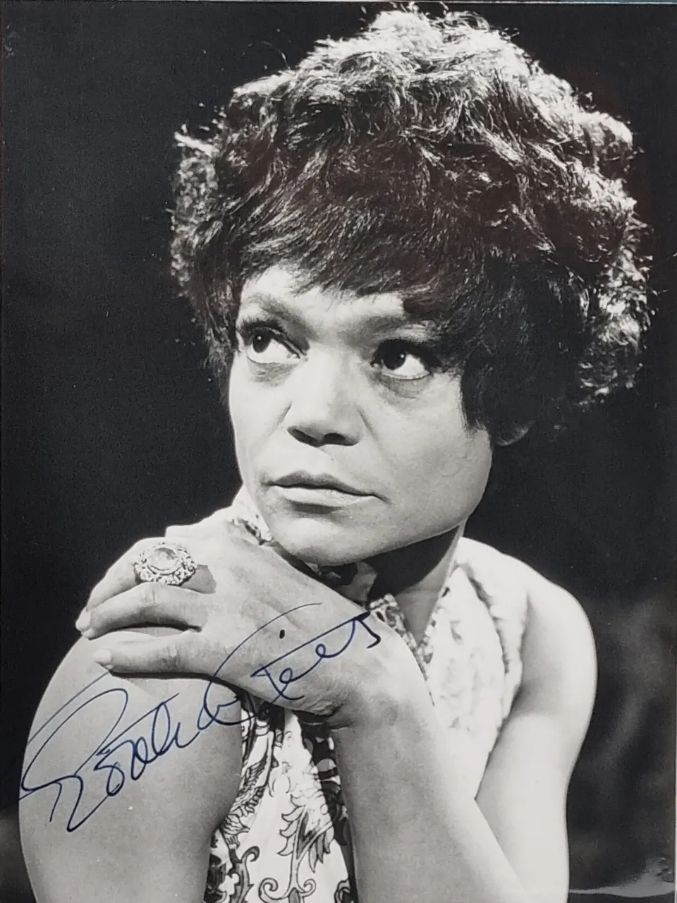Eartha Kitt Original Signature
