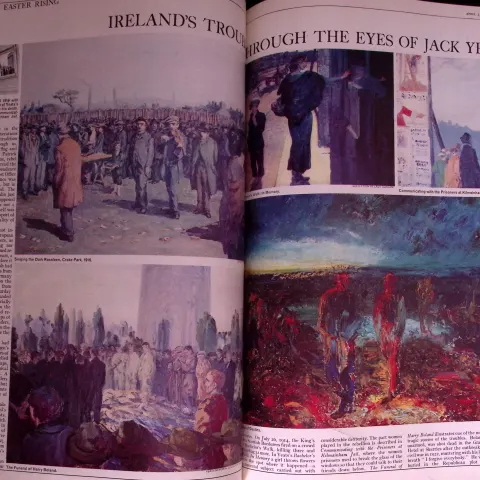 The Illustrated London News Antique Bound Edition Jan-June 1966 Over 600 Pages.