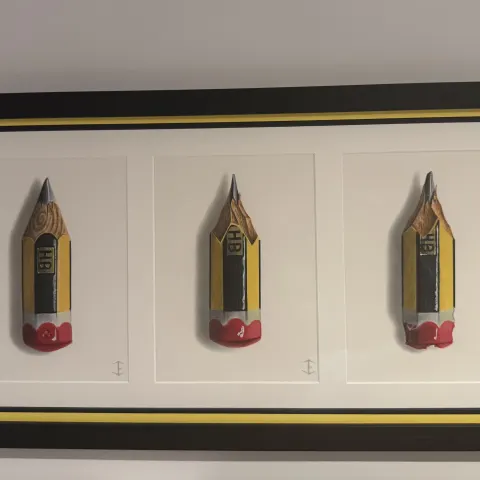 Jamie Eade Original Artwork - Staedltler Pencil Hyperrealism Triptych
