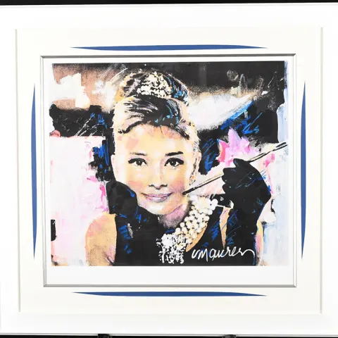 Sidney Maurer (1926-2017) Limited Edition "Audrey Hepburn"