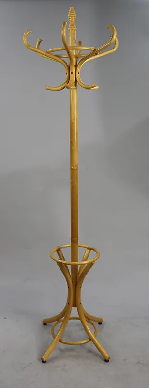 Modern Light Wood 6ft Hat Coat Stand