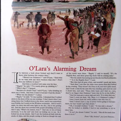Guinness 70 Years-Old Advert 1955 O’Lara’s Alarming Dream G.E.2442.B
