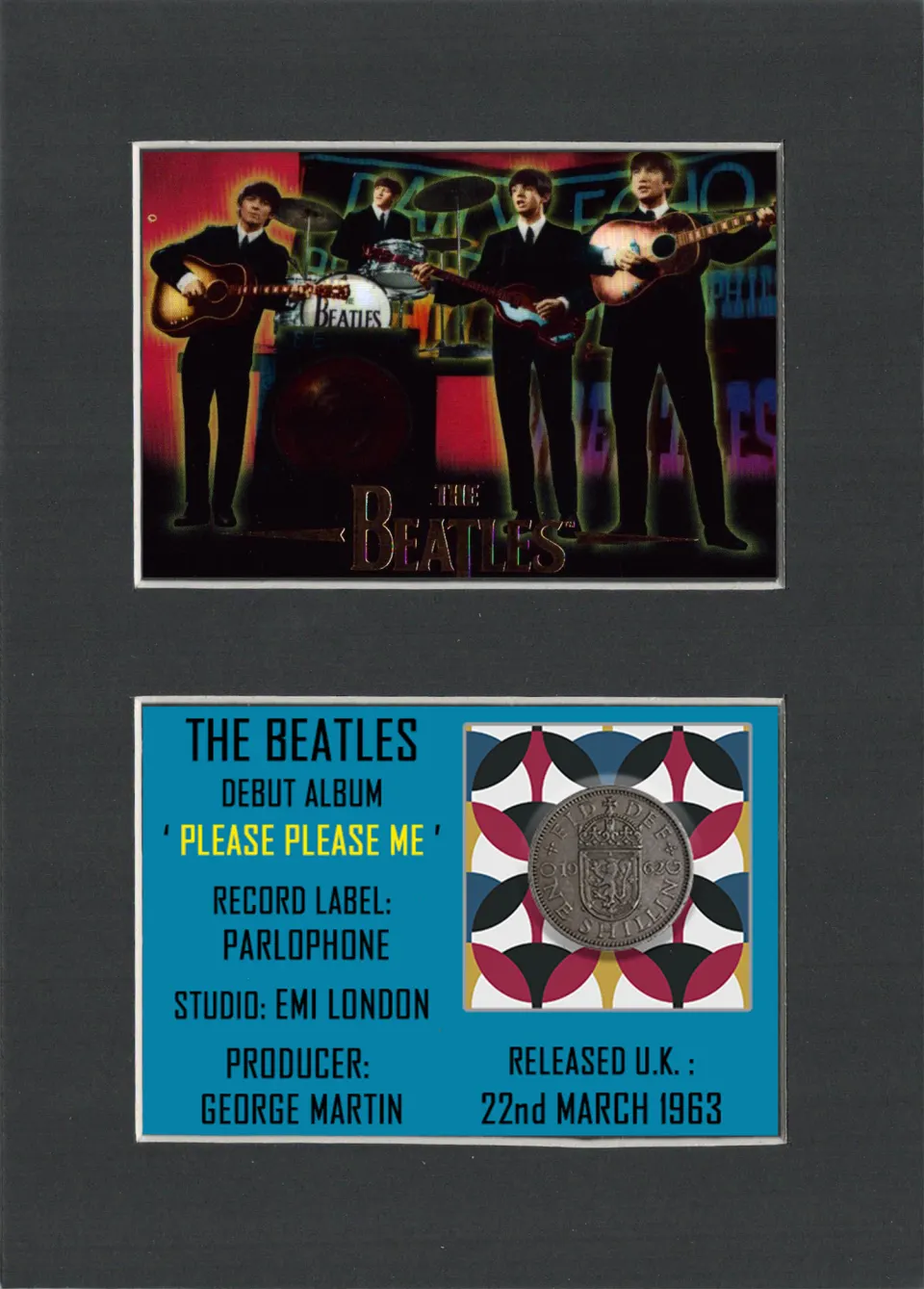 The Beatles 60th Anniversary First Album Release Please Please Me  Coin Gift Set.