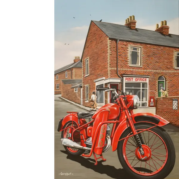 BSA Bantam D1 GPO Deliveries Extra Large Metal Wall Art