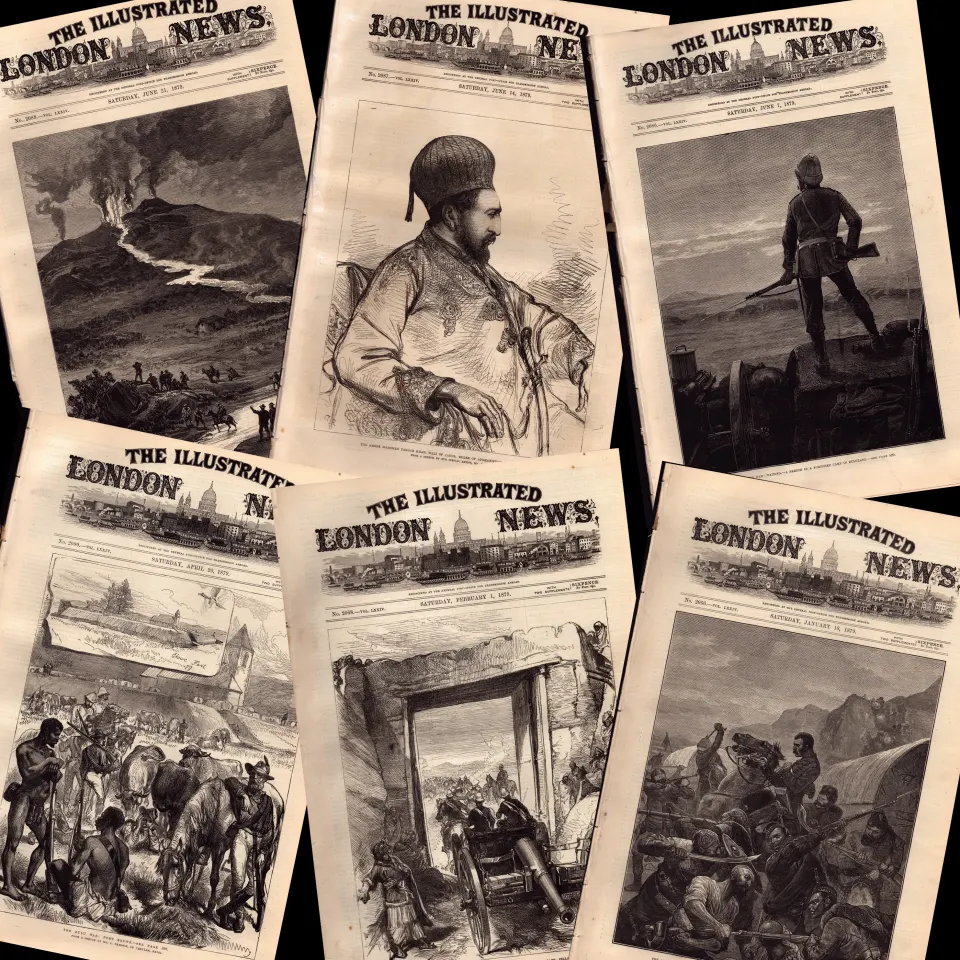 Zulu & Afghan Wars Illustrations & Reports Job lot of 10 Antique 1879 Newspapers-2.