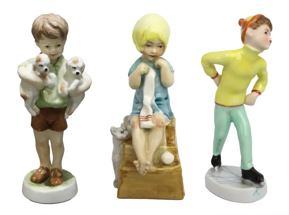Collection of 3 Royal Worcester Figurines