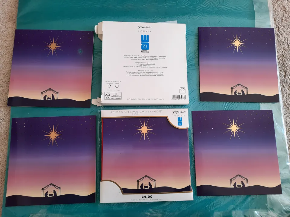 Christmas Cards - Nativity Scene.  24 packs of 8 approx RRP £100