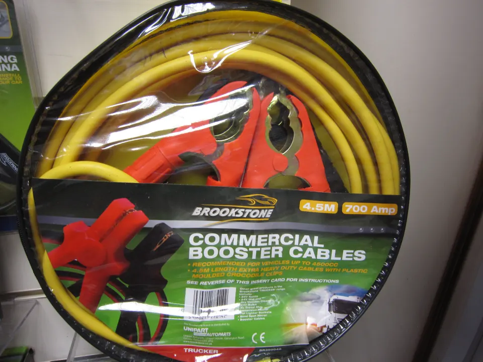 10pcs brand new sealed commercial 700 amp 4.5m cable heavy duty booster cables - rrp £39.99 each - 1