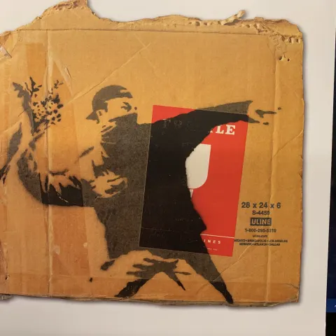 Banksy Rare Sicily Museum Invite Card Rare Free Post In UK