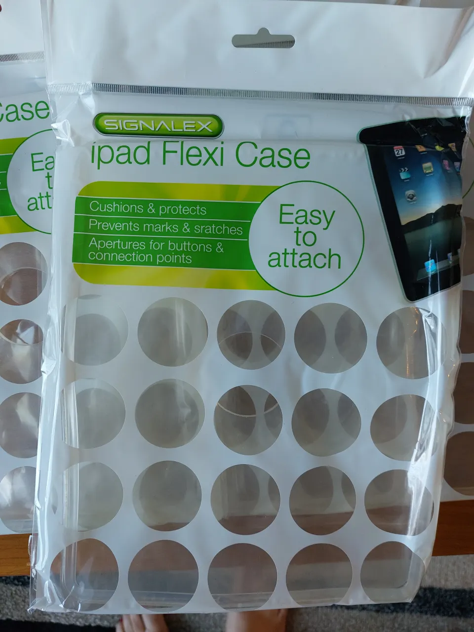 Ipad covers transparent RRP £8.99 each.  Box of 30