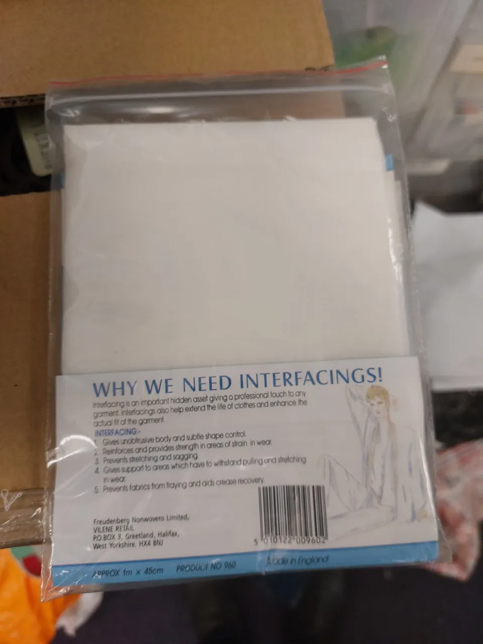 Box of transparent ipad covers, packs of interfacing, City Bucket List Plaques, stationery items,