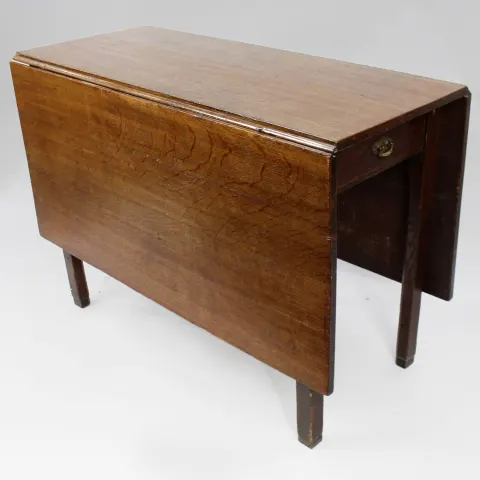 Georgian Antique Oak Drop Leaf Table c.1790