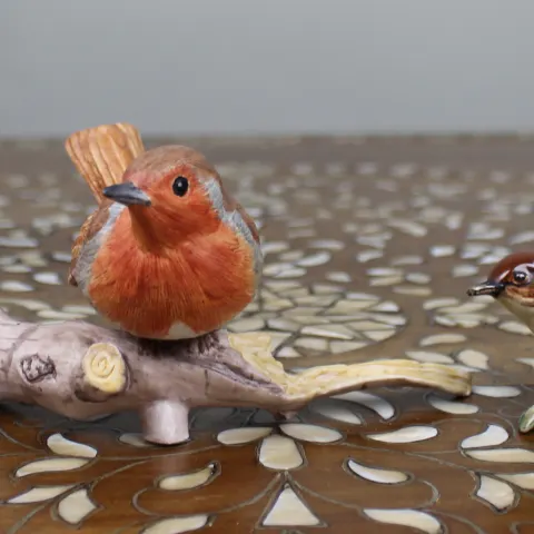 Collection of 4 Vintage Porceain Birds