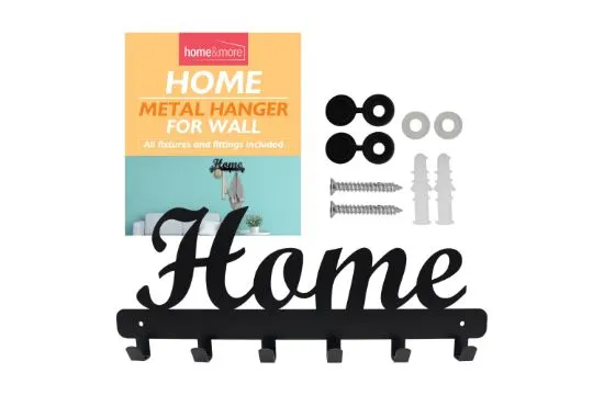 5 x Metal Coat Hangers Wall Mounted RRP £9.79 ea L25