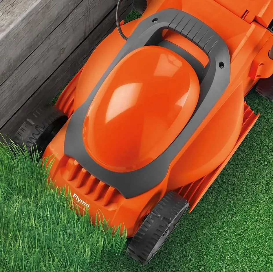 (149/1F/Mez) Lot RRP £320. 4x Flymo SimpliMow 300, Close Edge Cutting, Space Saving Storage, Grass