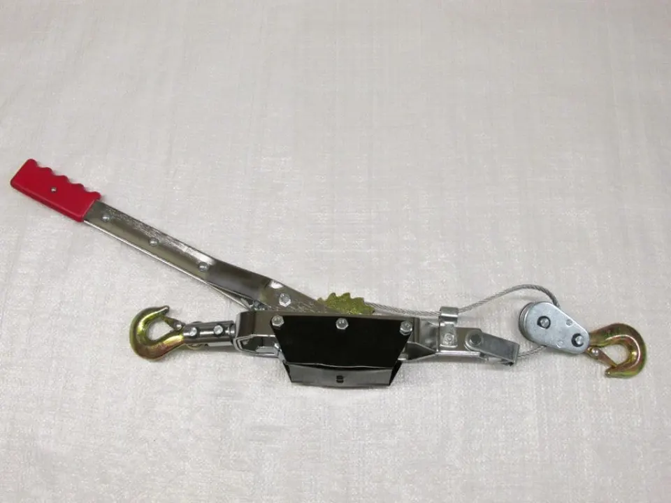 2 X 2000KG HAND POWER PULLER WITH DOUBLE WHEEL SWITCH