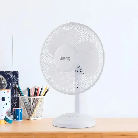 (136/Mez/1F) Lot RRP £246. Mixed Lighting & Fans – 13x Items. To Include 4x Arlec 12 Inch 3 Blade D