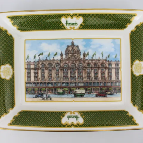 Harrods  Knightsbridge Store Porcelain Plate