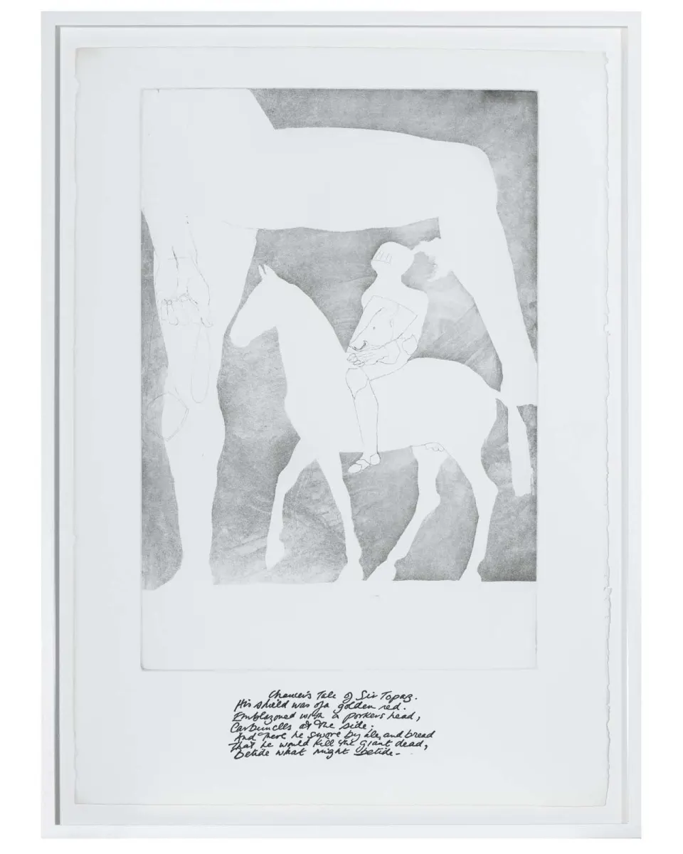 Elizabeth Frink (1930-1993) 'Chaucer's Tale of Sir Topaz'