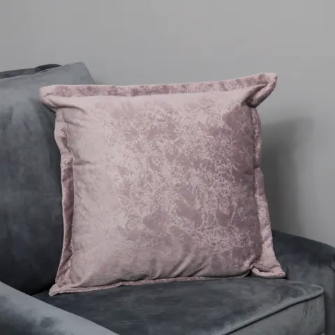 Pink Crushed Velvet Cushion Cover RRP - £40