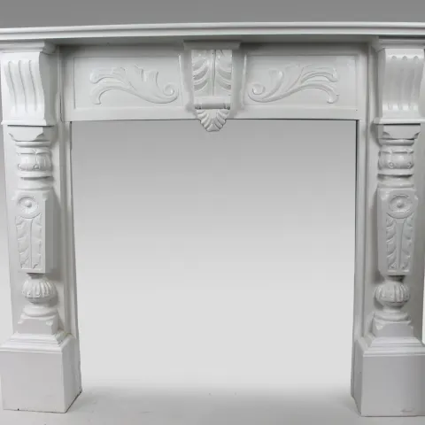 Carved Wood Fire Surround