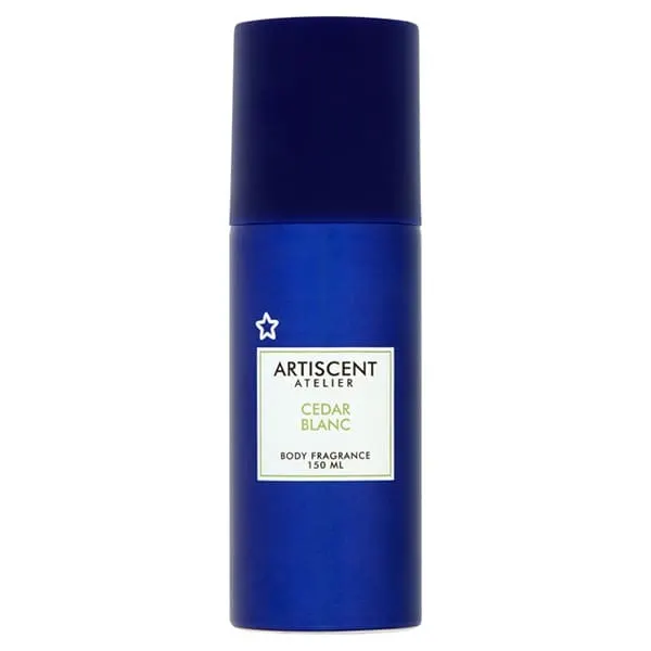 6 x Artiscent Atelier Cedar Blanc For Men 150ml body fragrance spray